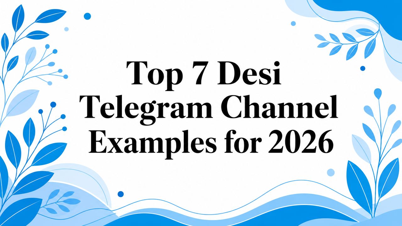 Top 6 Desi Telegram Channel Examples for 2026