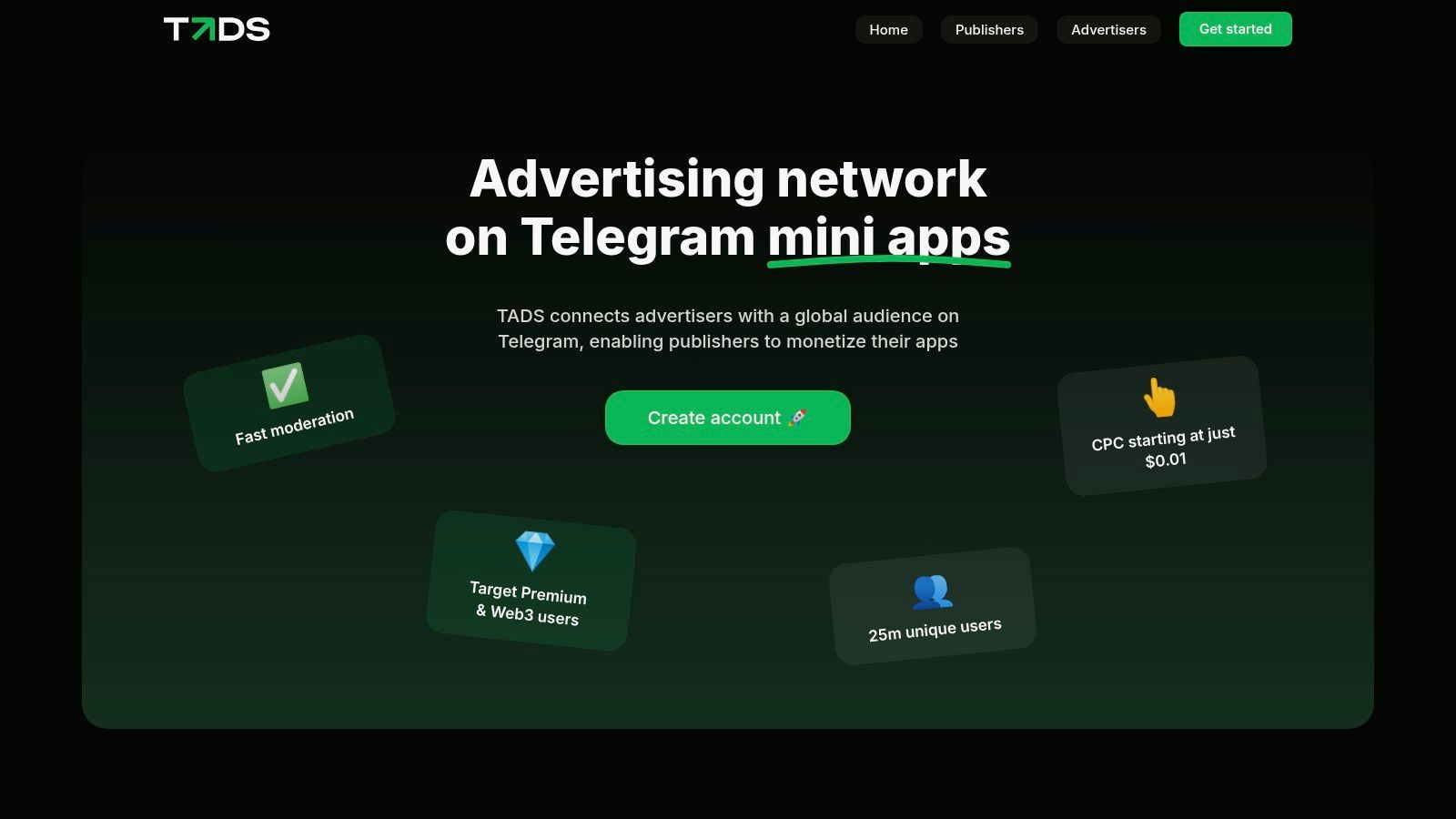 TADS (Mini Apps ad network)