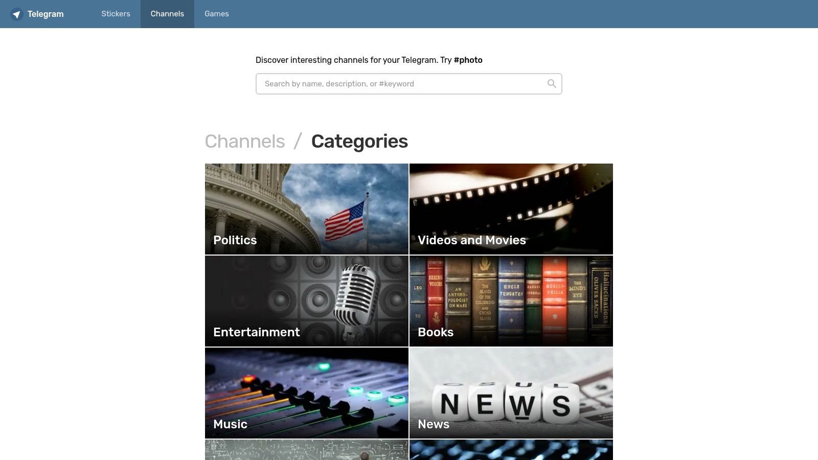 TLGRM.eu – Channels
