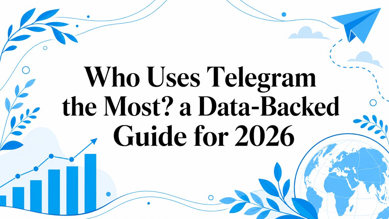 Who Uses Telegram the Most? a Data-Backed Guide for 2026